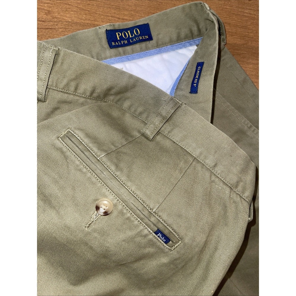 Polo Ralph Lauren Shorts Men 40 Green Outdoors Preppy Beach Island Golf